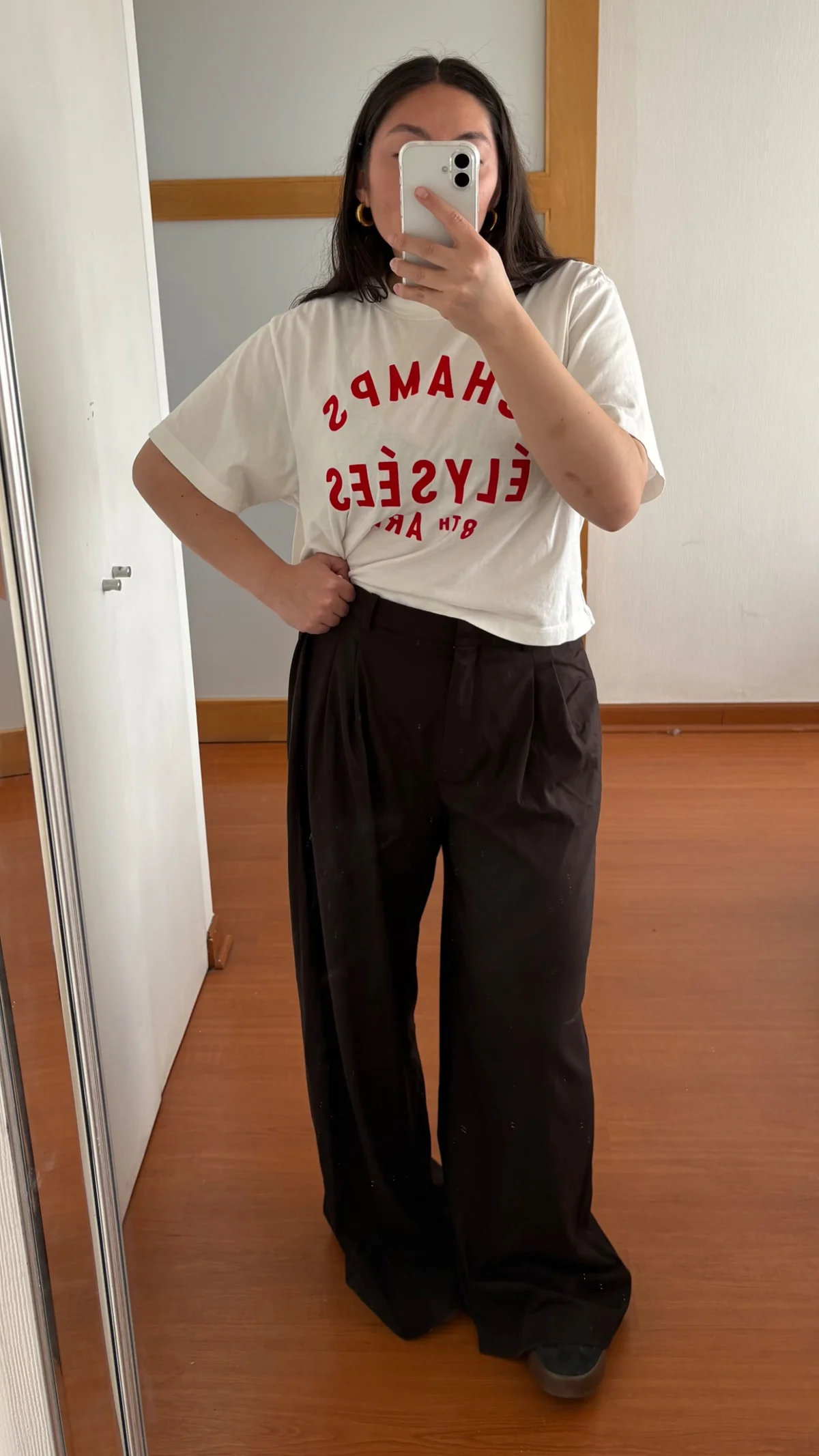Pantalón Sastrero Café Zara