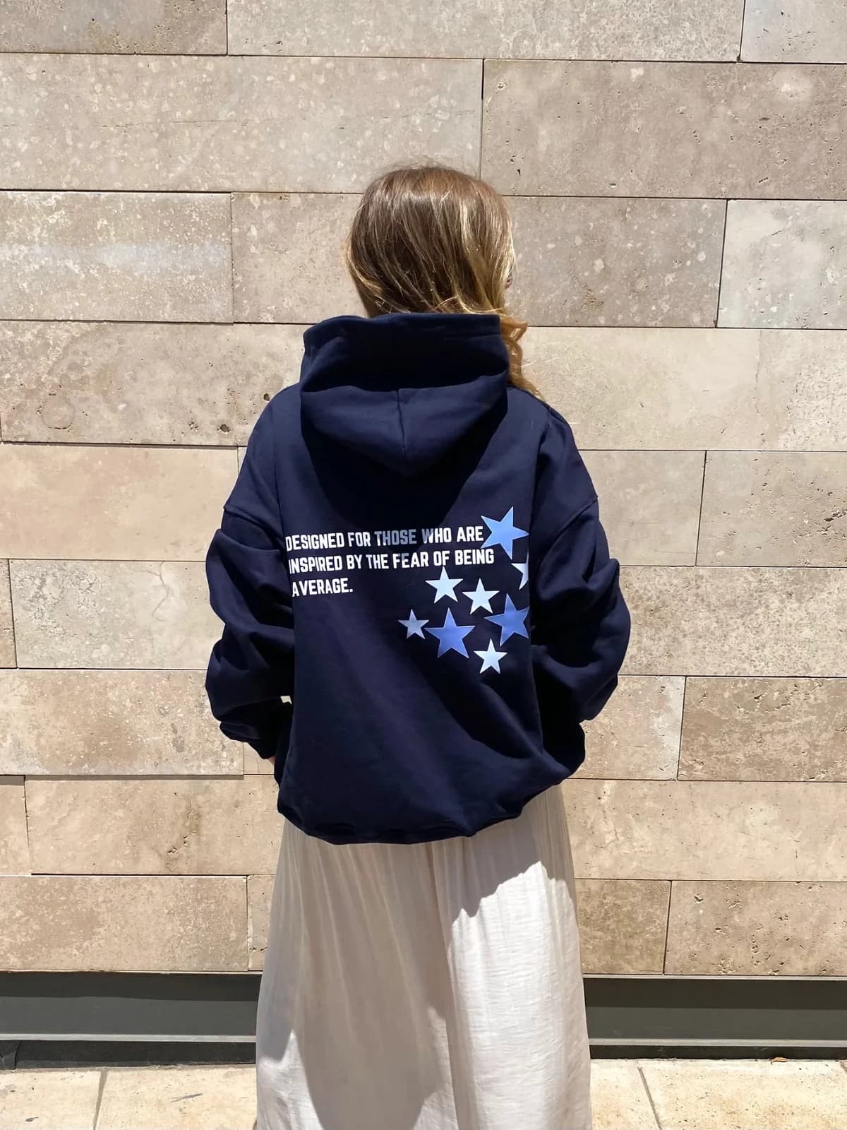 Usado por Studio 95 , #130 COSMIC HOODIE (AZUL) (S/M), talla S/M