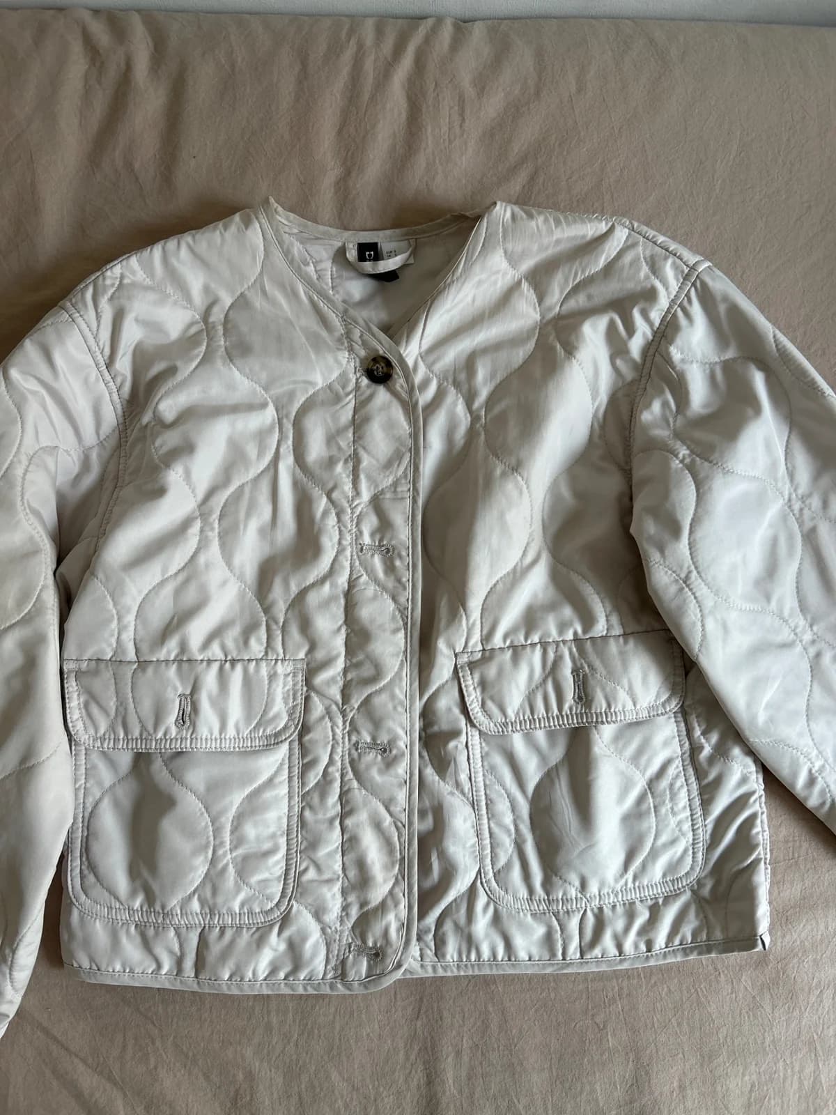 Usado por elisa foster, Chaqueta beige , talla S