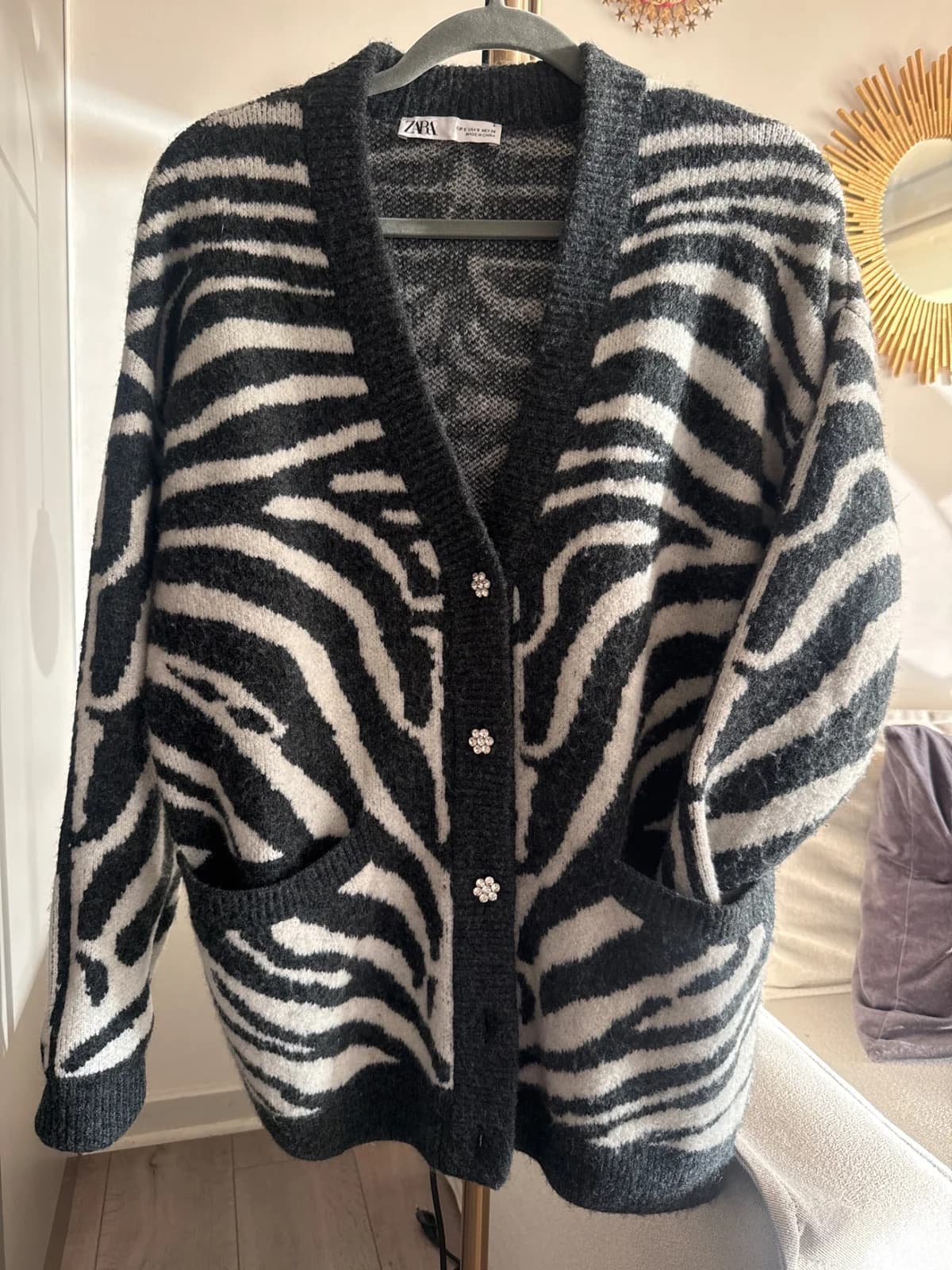 Usado por Consuelo Navea, Sweater Zara , talla S