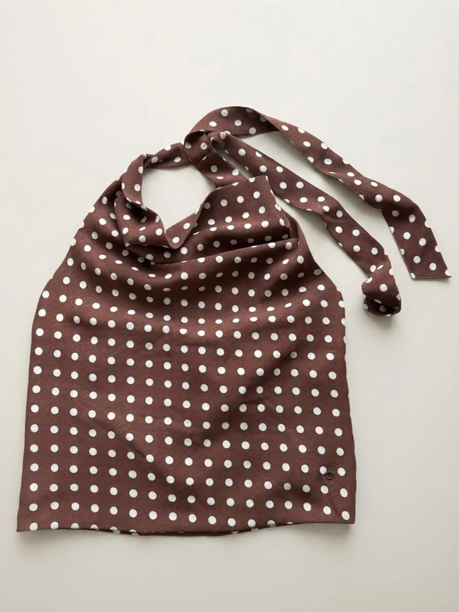 Usado por Francisca Medina Silva, Top Polka Dots , talla M