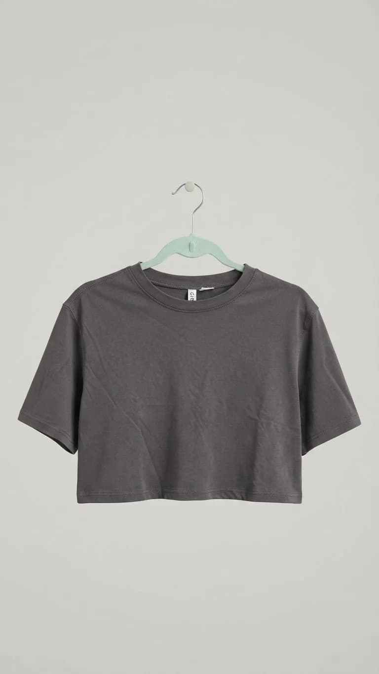 Usado por Josefina Ulloa, Polera crop, talla M