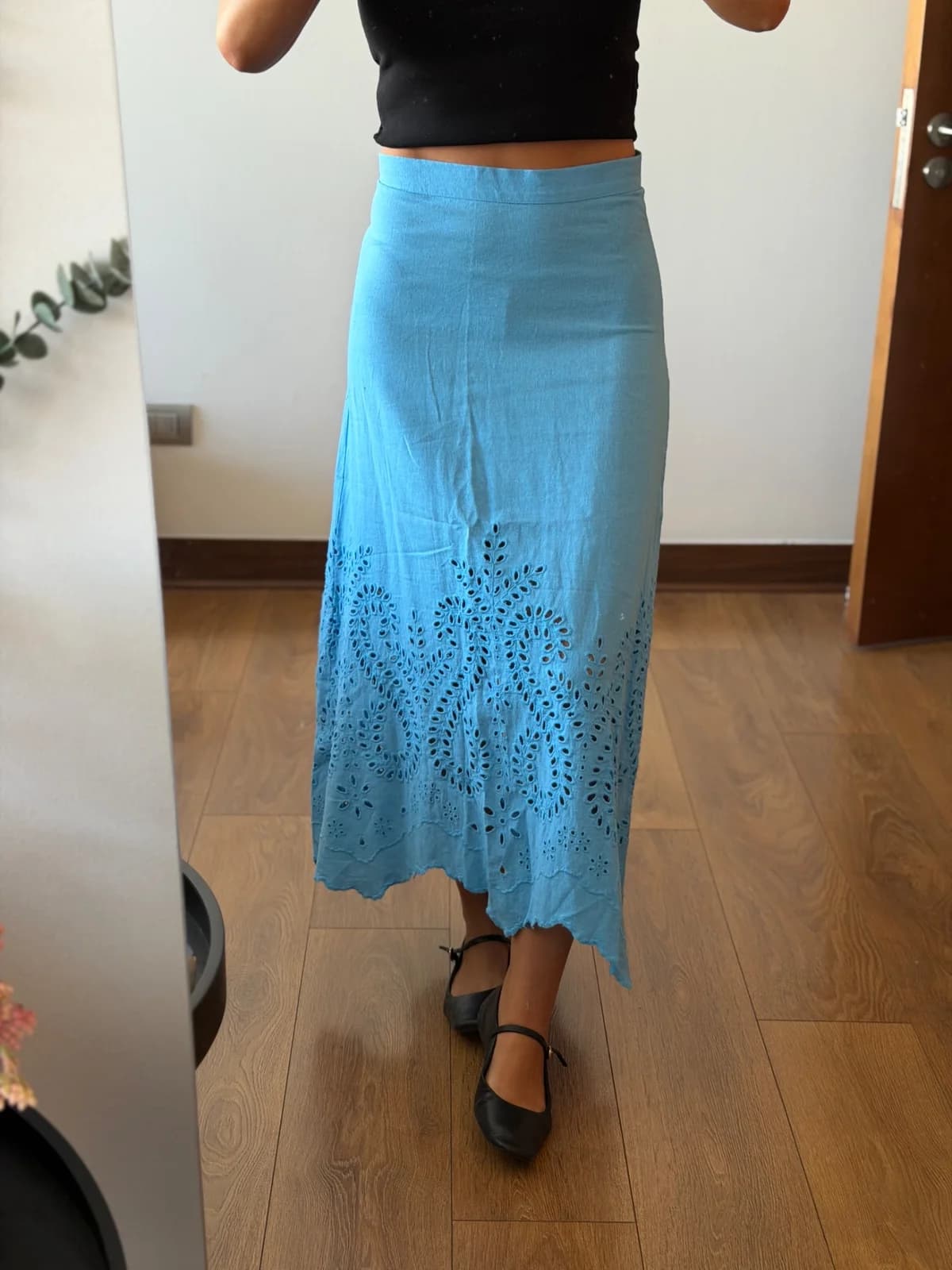 Usado por Sofia Millas , Falda Zara , talla S