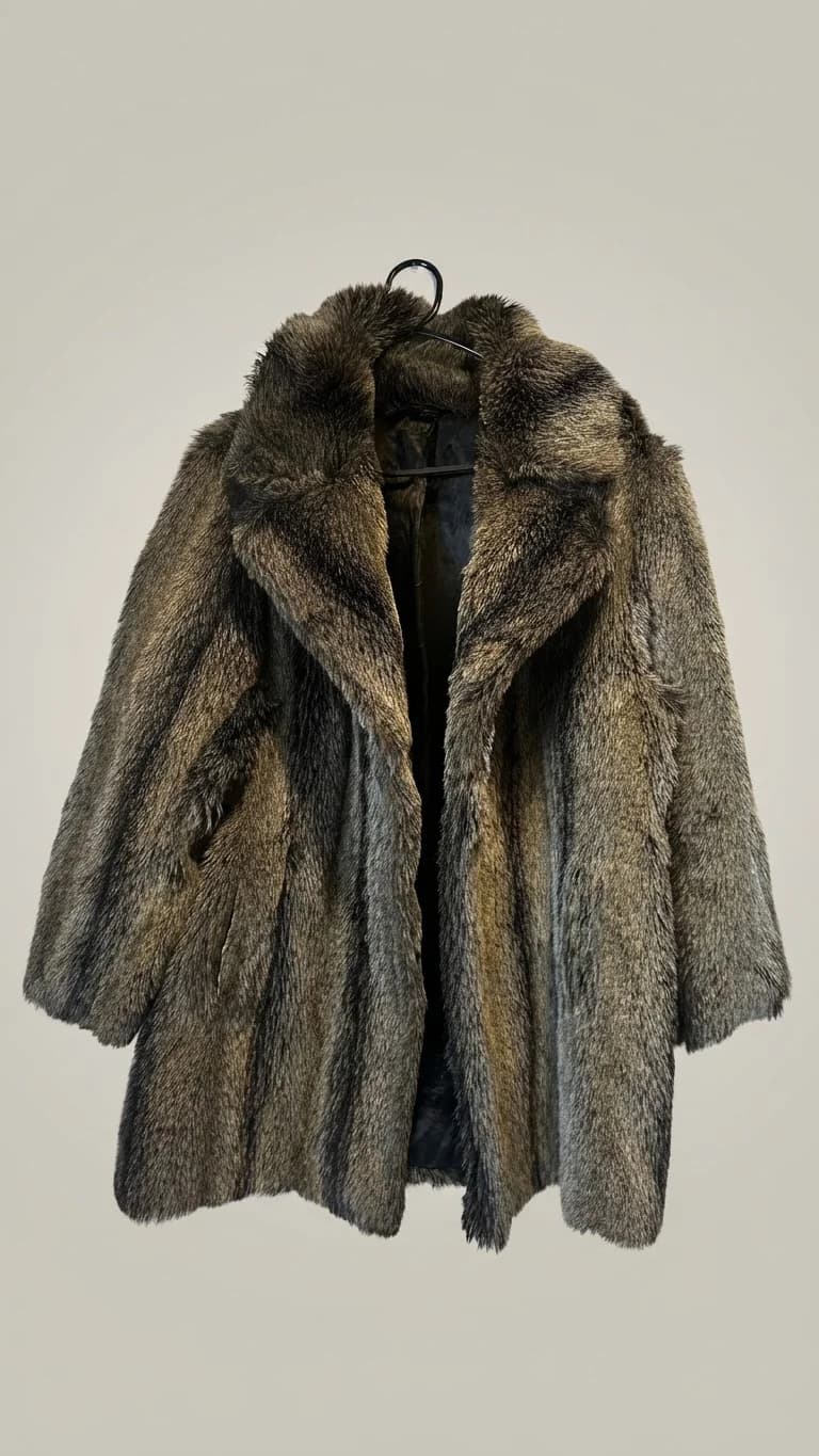Usado por Florencia Mieres, Abrigo grueso segunda mano (comprado en España), talla M-L