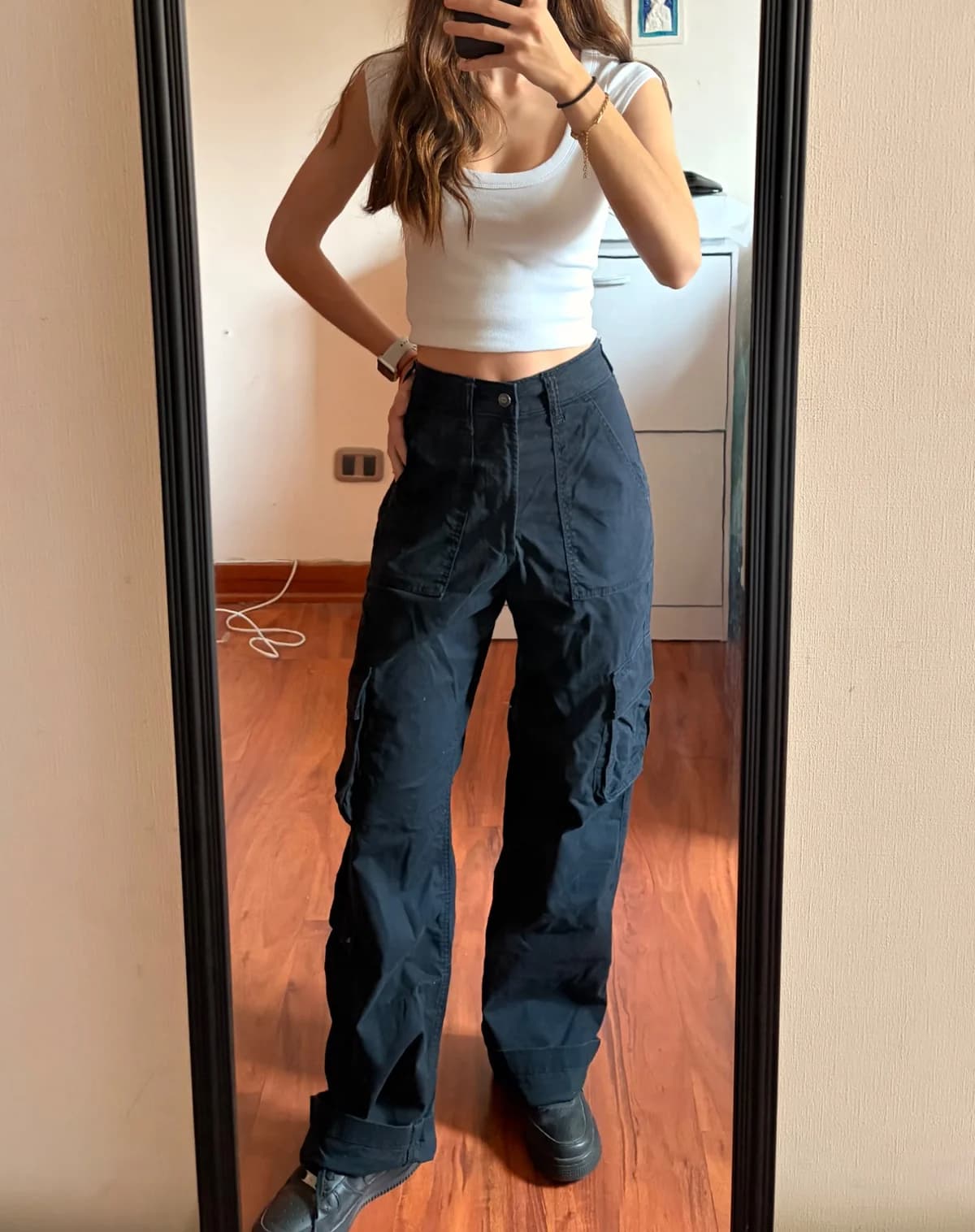 Pantalón cargo azules