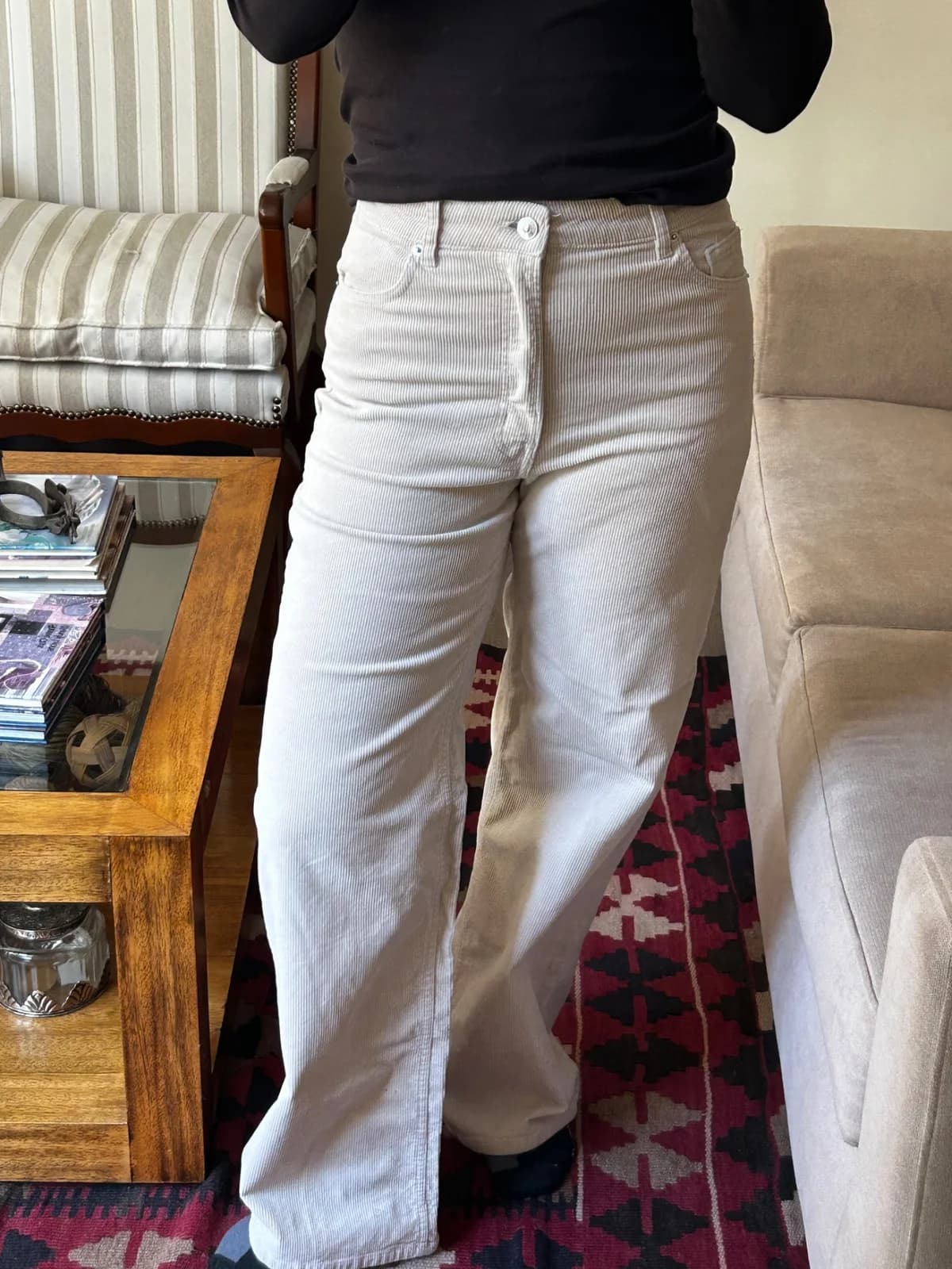 Usado por Amalia Traub , Pantalón cotelé , talla 40