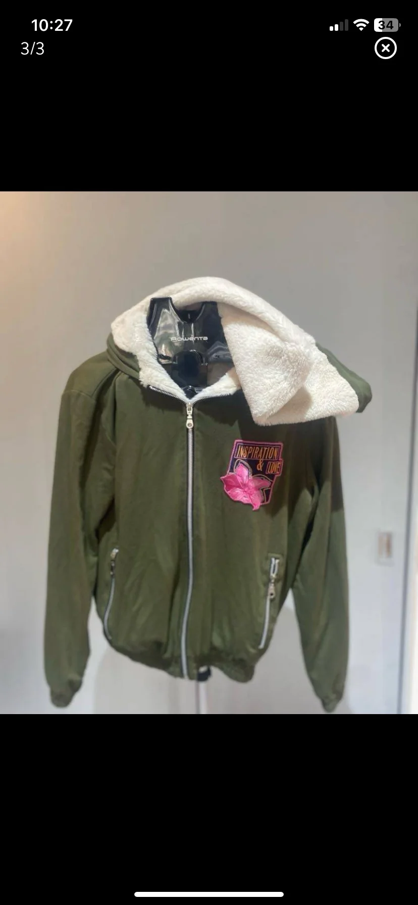 Usado por Carla Alvarez, Chaqueta , talla S M