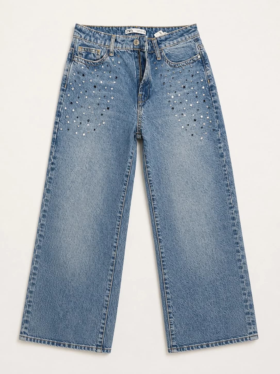 Jeans con brillos zara — foto 1