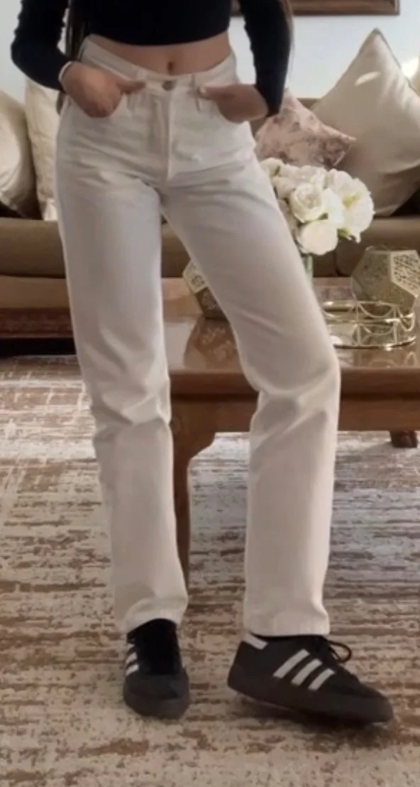Usado por Camila , jeans 501 levi’s , talla 24