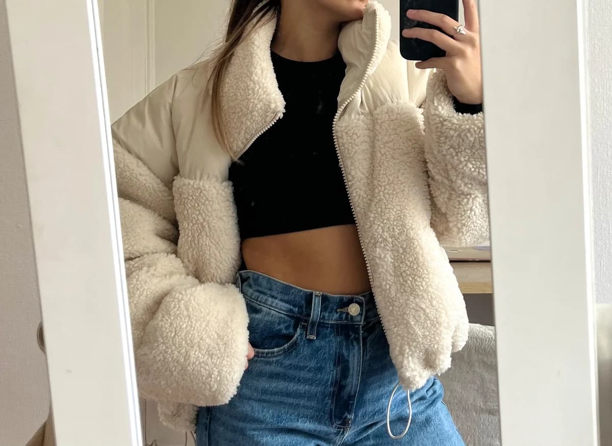 Usado por Valentina Morales Kuhnow, Peludo H&M, talla L