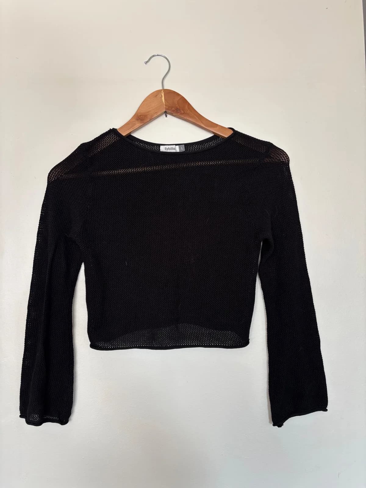Usado por Andrea Singh, Top tejido, talla L