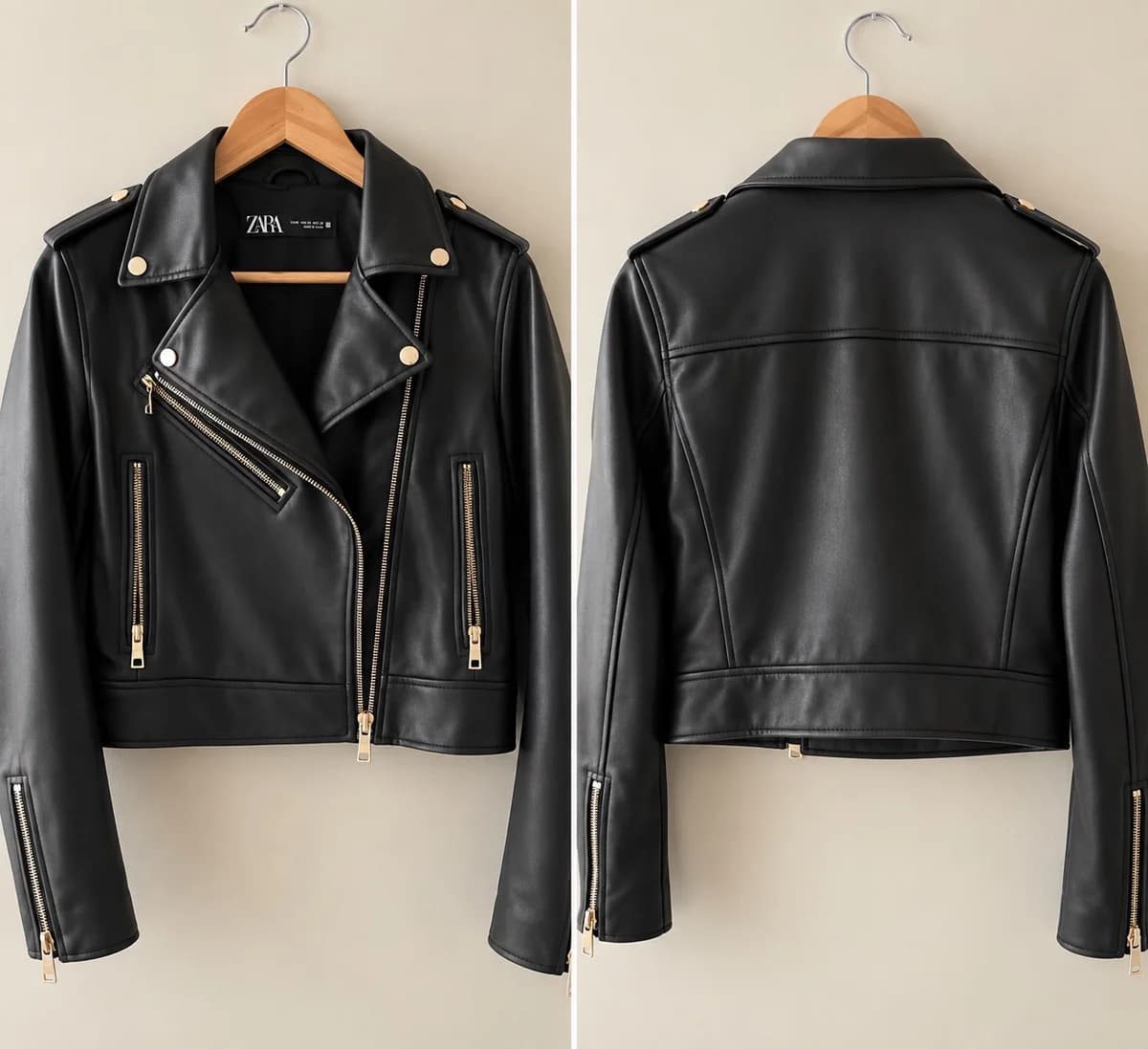 Usado por Daniela Fuentes Vicente, Zara biker jacket , talla M
